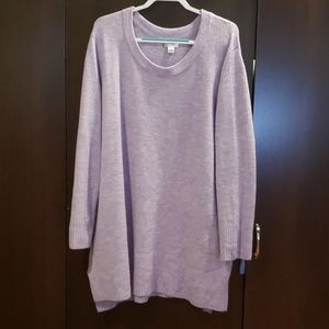 lilac sweater